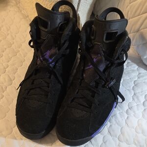 Air Jordan Black and Blue Sneakers